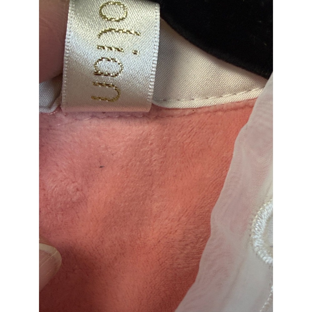 Kesuolian Pink and White Lace Overlay Zip Back Top Size Small - Picture 8 of 10